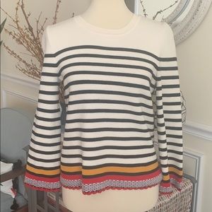 Multi Colored Striped Sweater